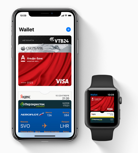 Что можно пополнить с apple pay